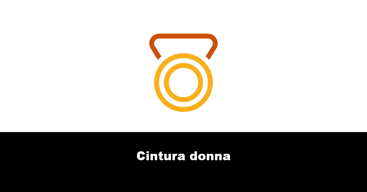 Cintura donna