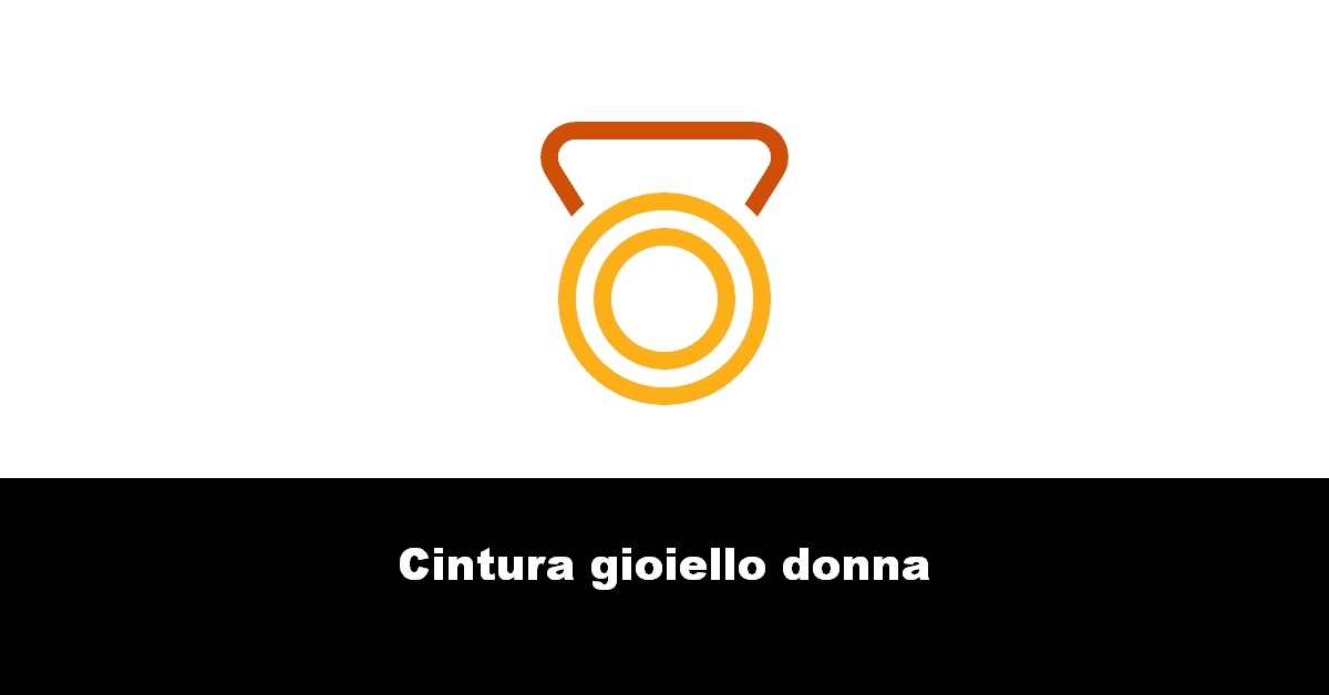 Cintura gioiello donna