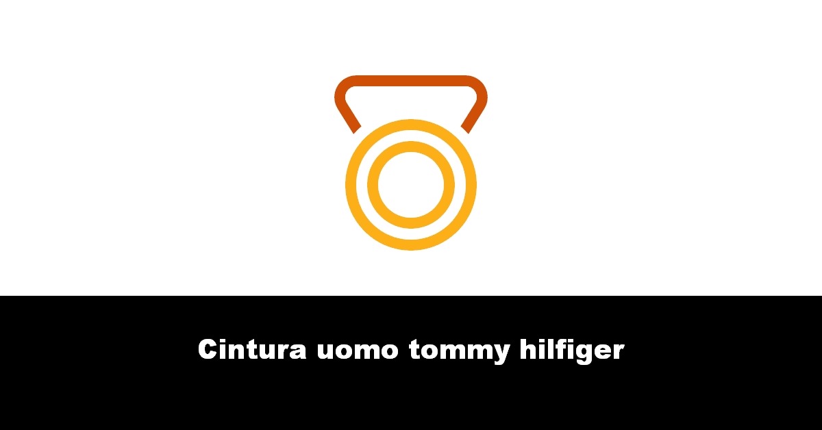 Cintura uomo tommy hilfiger