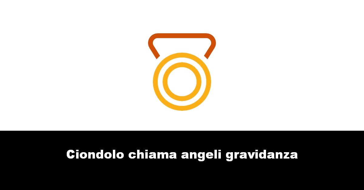 Ciondolo chiama angeli gravidanza