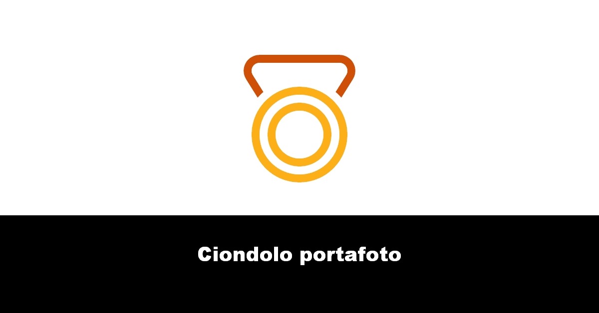 Ciondolo portafoto