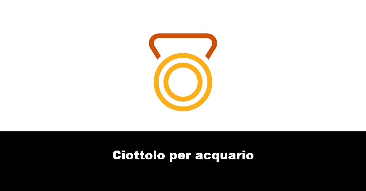 Ciottolo per acquario