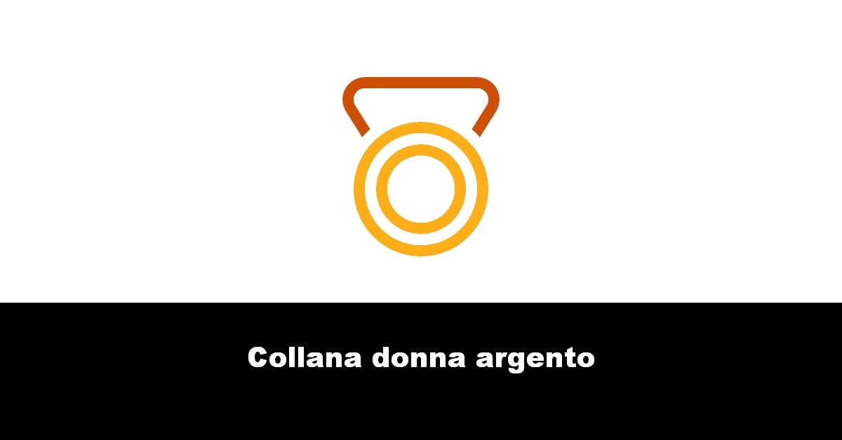 Collana donna argento