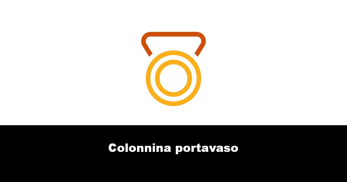 Colonnina portavaso