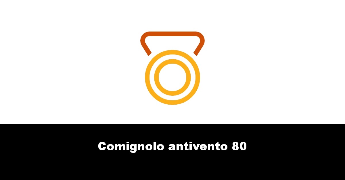 Comignolo antivento 80