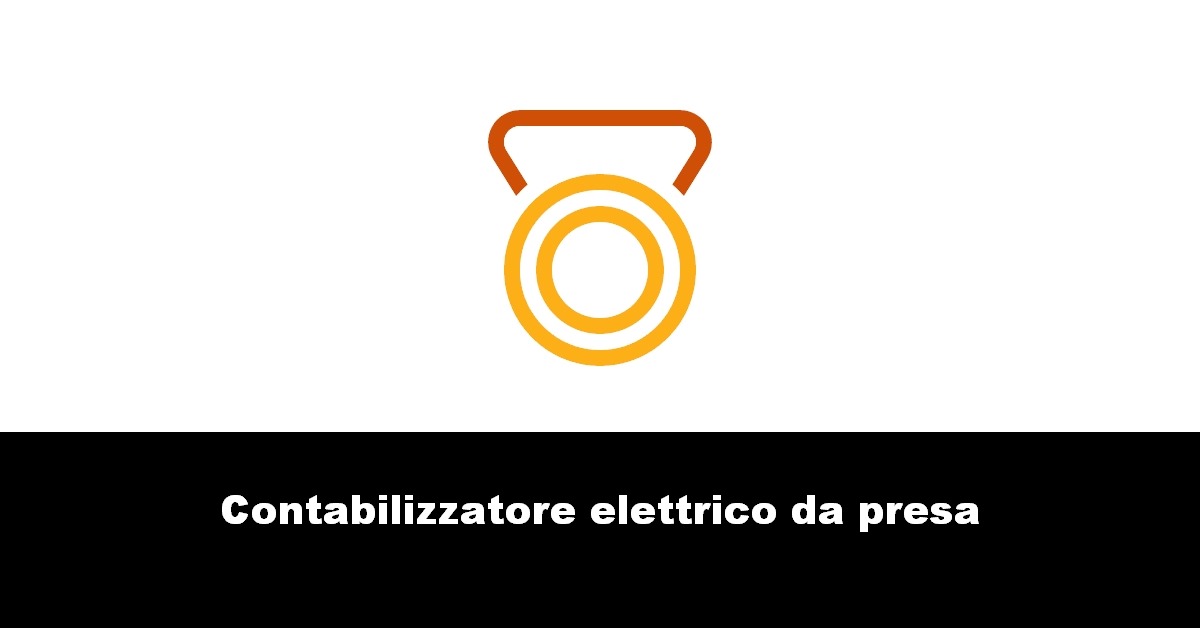 Contabilizzatore elettrico da presa