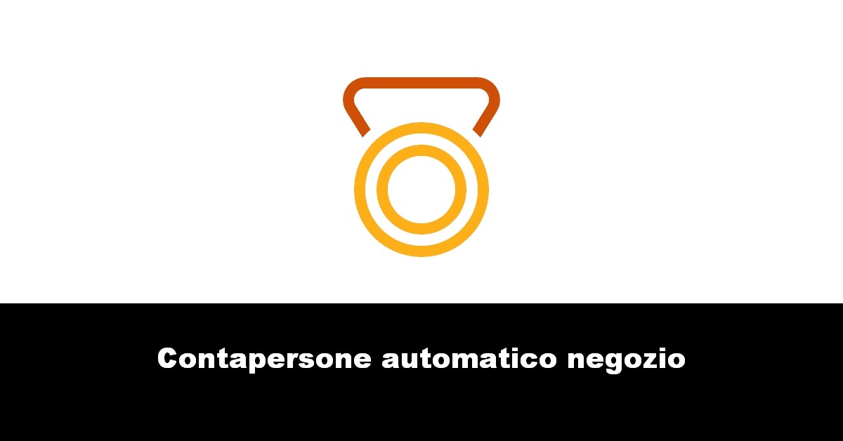 Contapersone automatico negozio