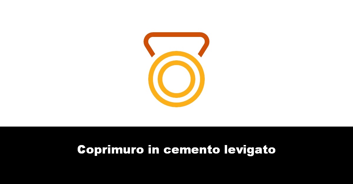 Coprimuro in cemento levigato