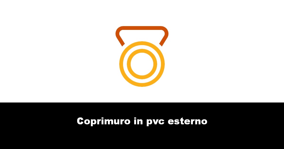 Coprimuro in pvc esterno