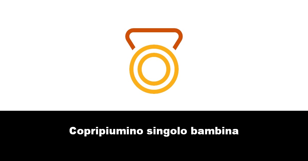 Copripiumino singolo bambina