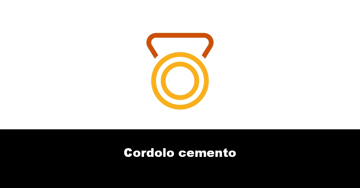 Cordolo cemento