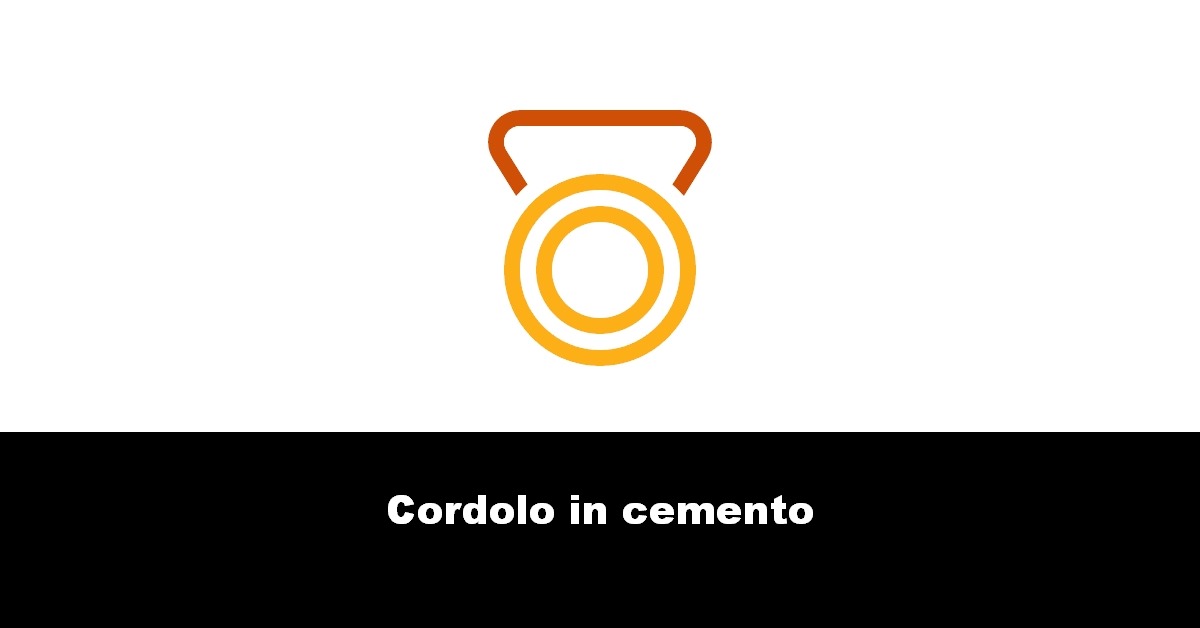 Cordolo in cemento