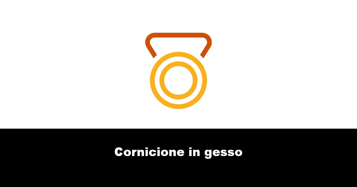 Cornicione in gesso