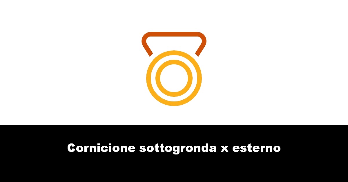 Cornicione sottogronda x esterno