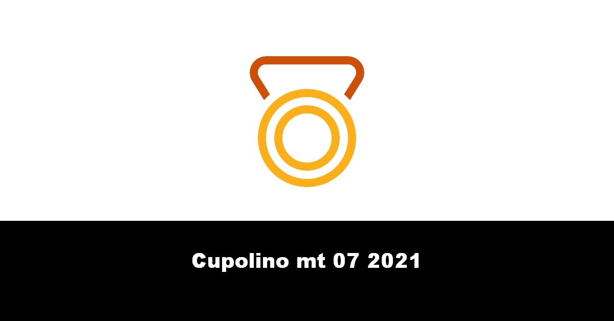 Cupolino mt 07 2021