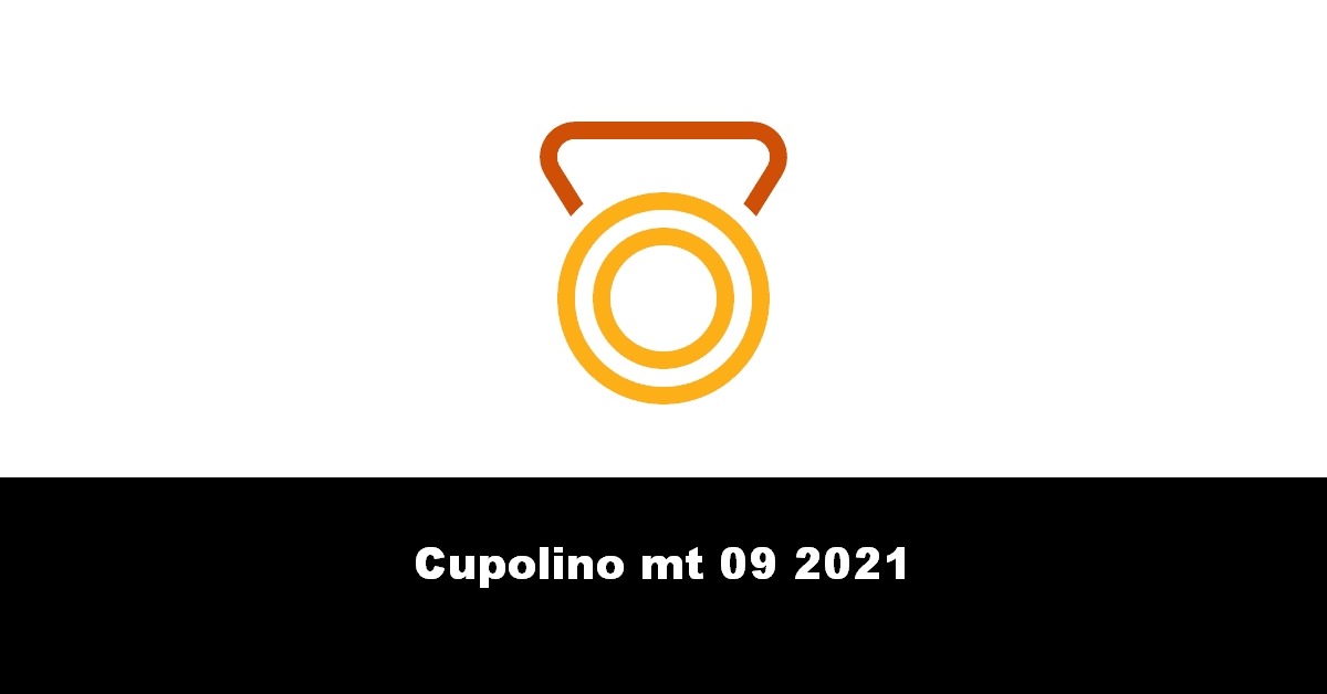 Cupolino mt 09 2021