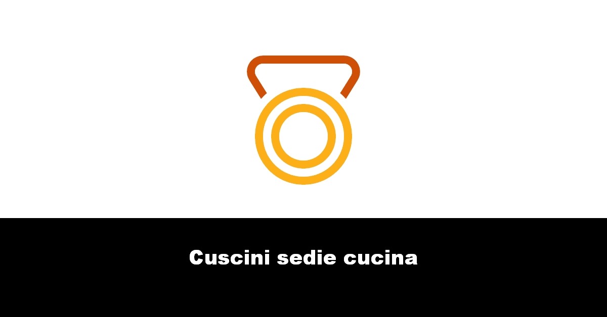 Cuscini sedie cucina