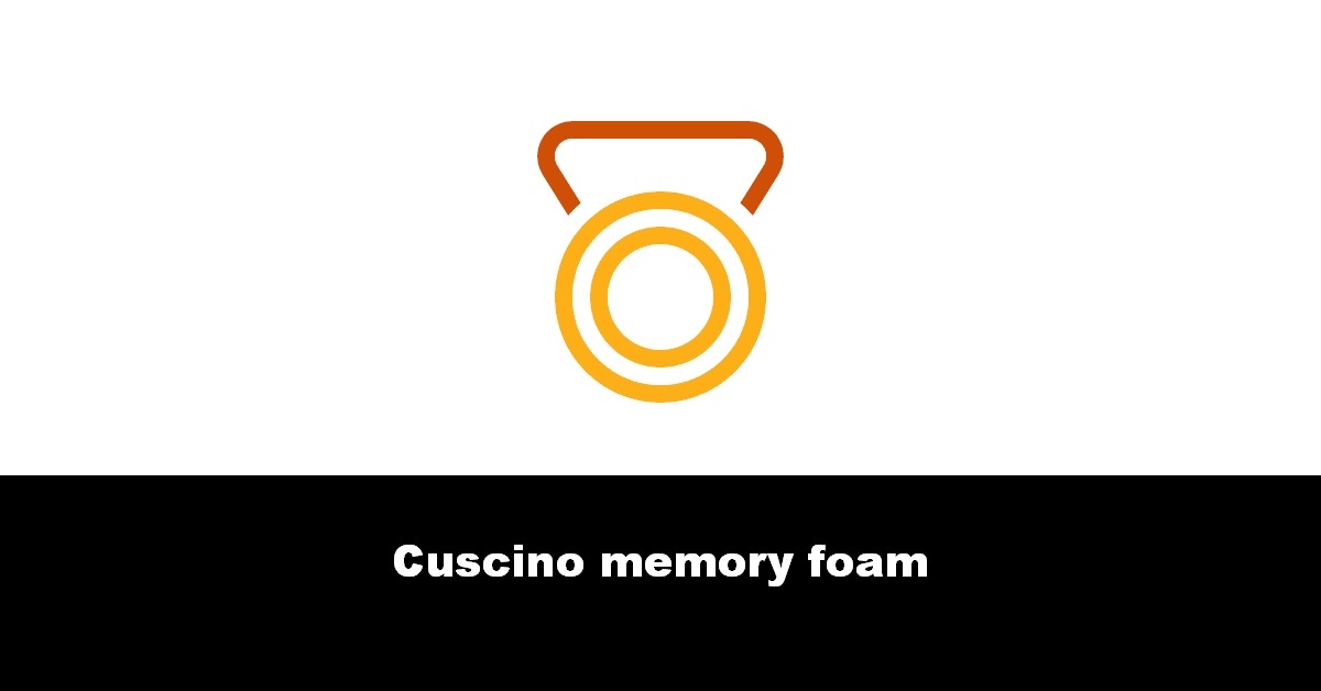 Cuscino memory foam