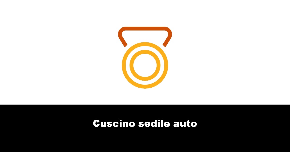 Cuscino sedile auto