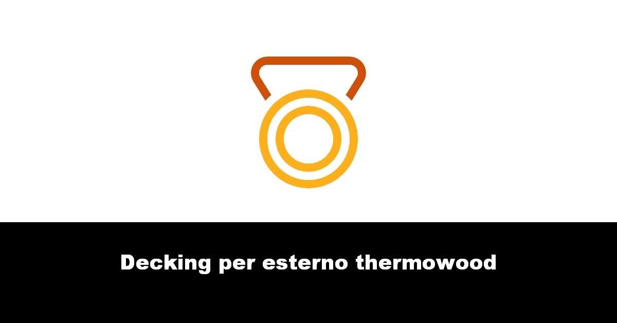 Decking per esterno thermowood