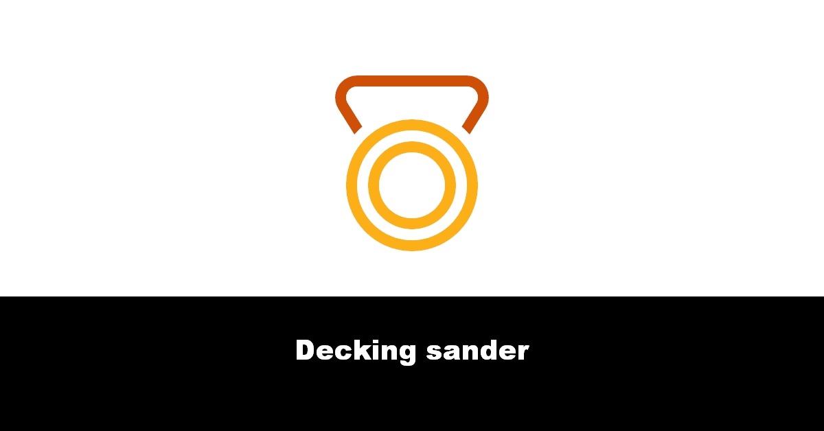 Decking sander