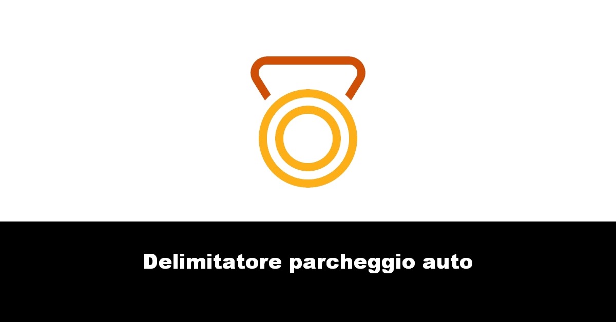 Delimitatore parcheggio auto