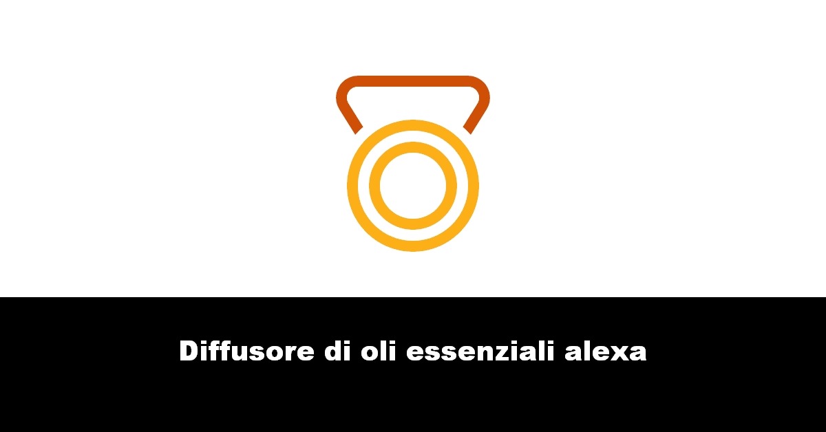 Diffusore di oli essenziali alexa