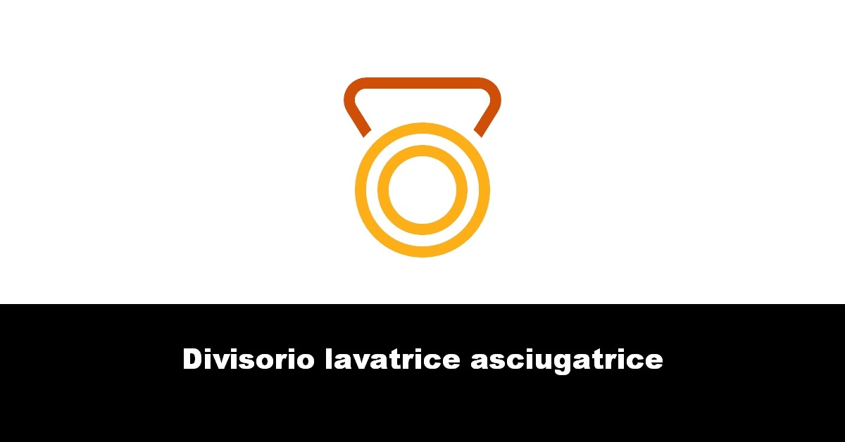 Divisorio lavatrice asciugatrice