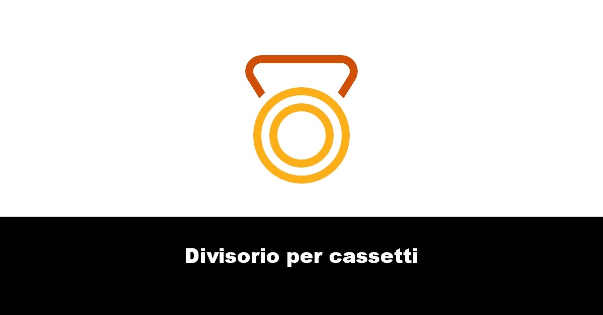 Divisorio per cassetti