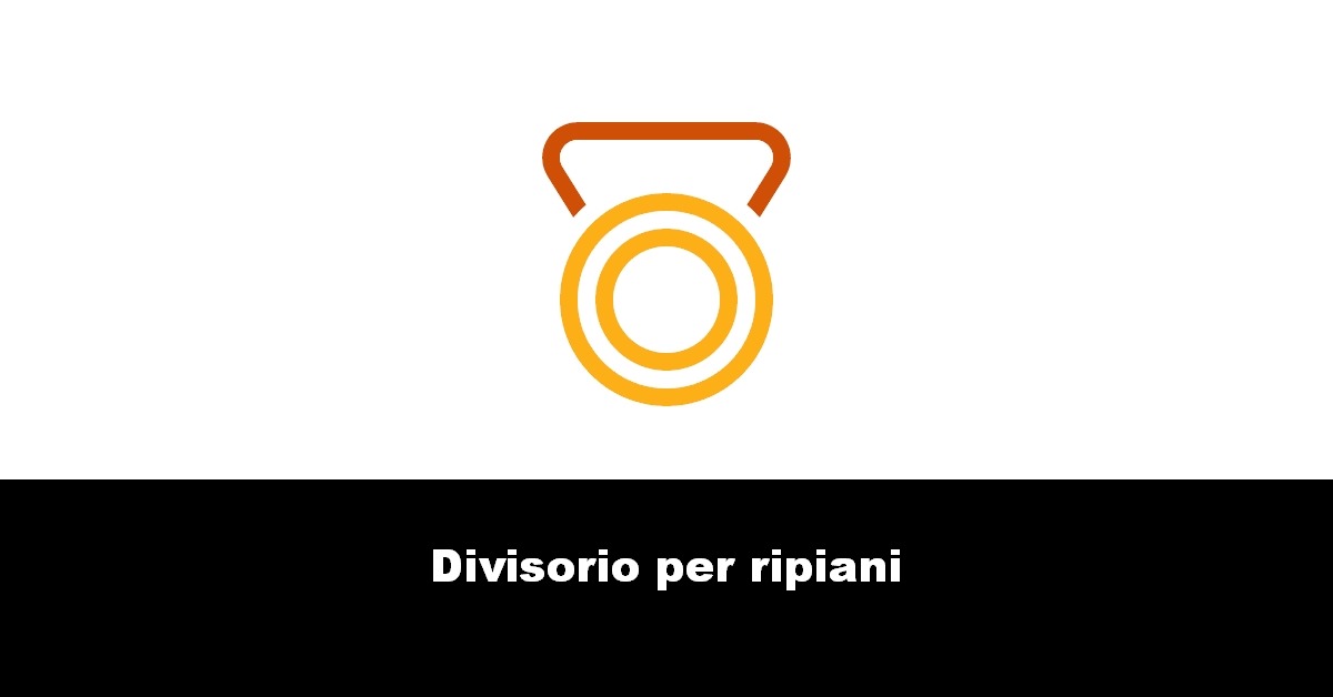 Divisorio per ripiani