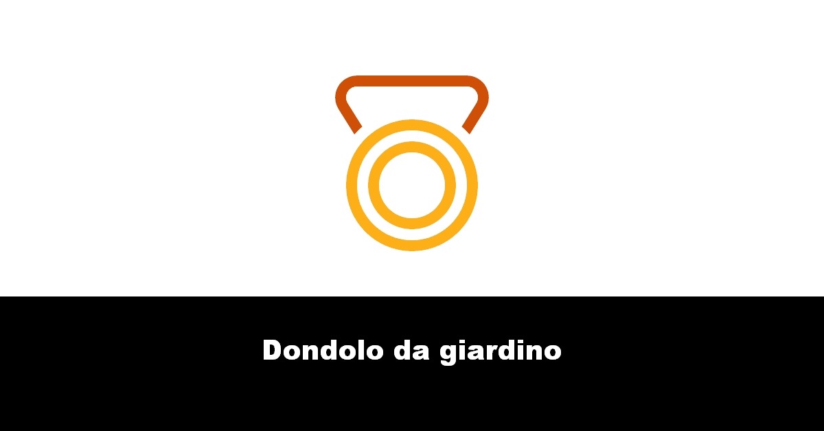 Dondolo da giardino