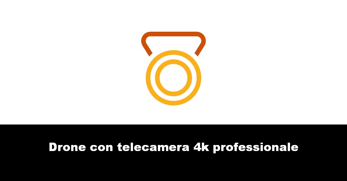 Drone con telecamera 4k professionale