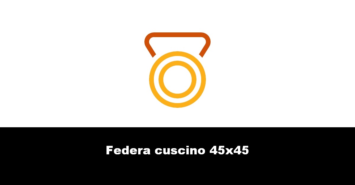 Federa cuscino 45×45