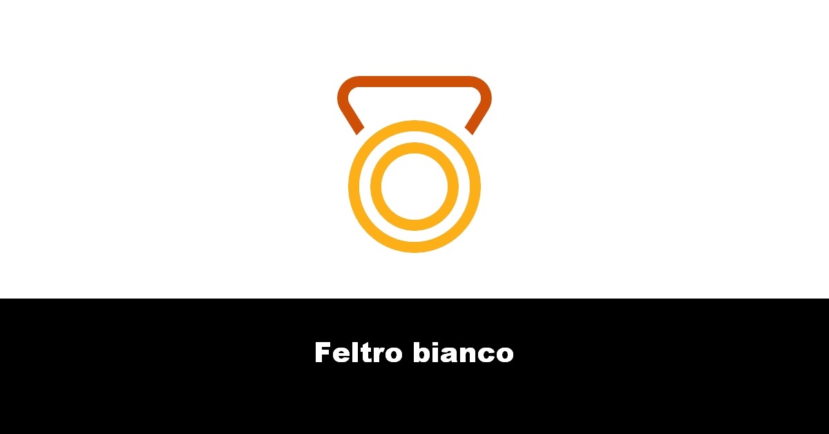 Feltro bianco