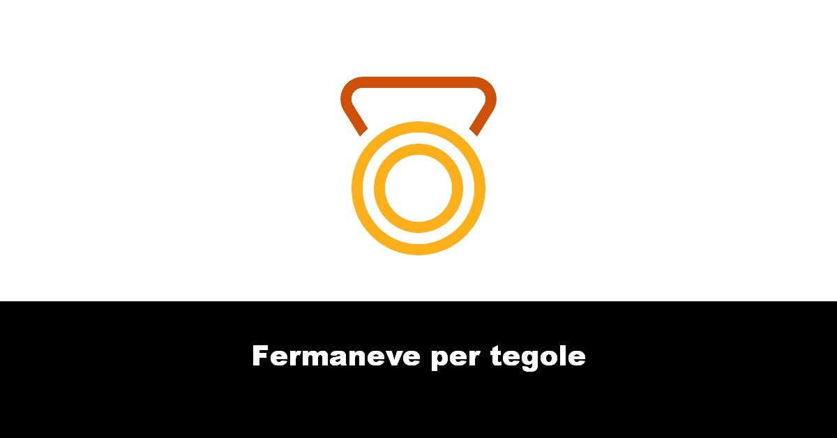 Fermaneve per tegole