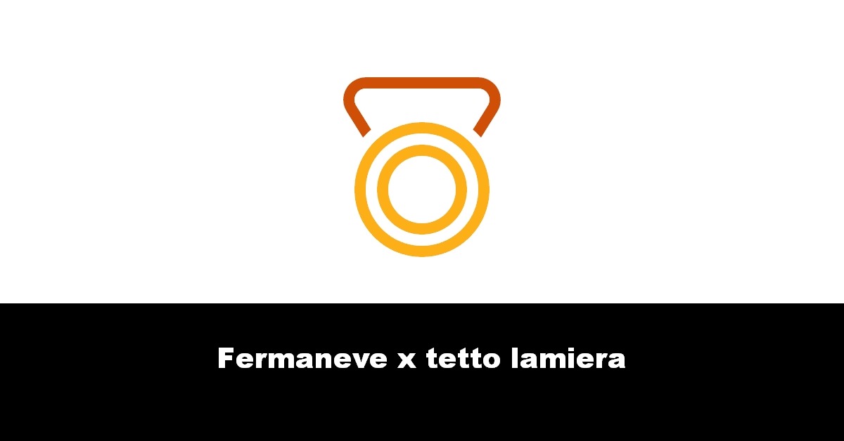 Fermaneve x tetto lamiera