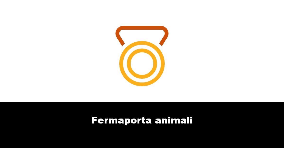 Fermaporta animali