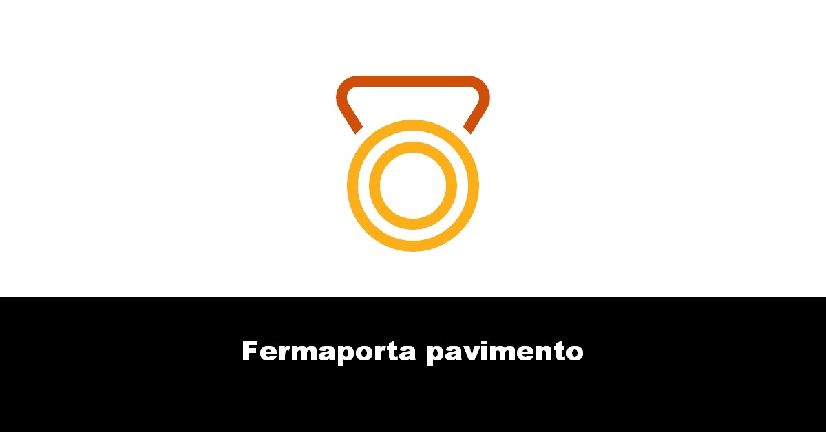 Fermaporta pavimento