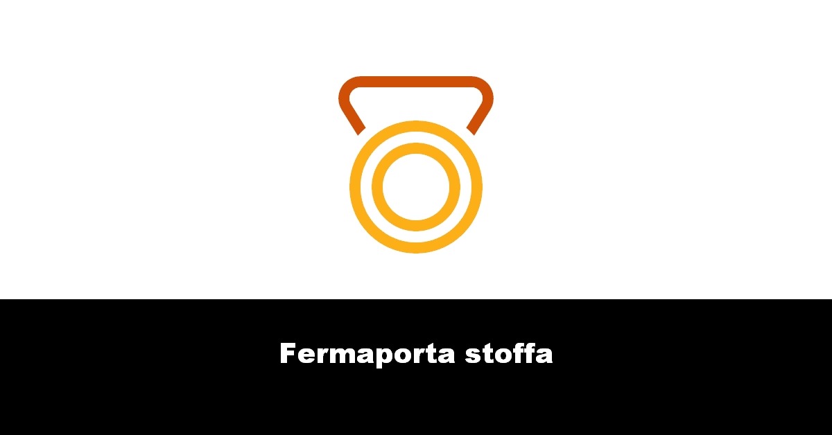 Fermaporta stoffa