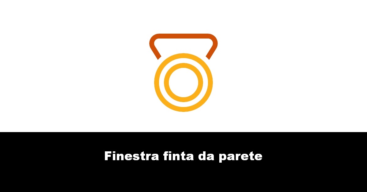 Finestra finta da parete