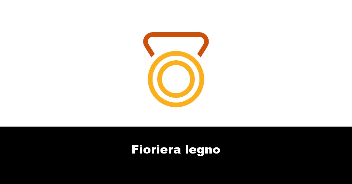 Fioriera legno