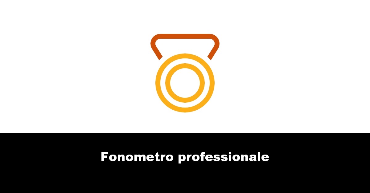 Fonometro professionale