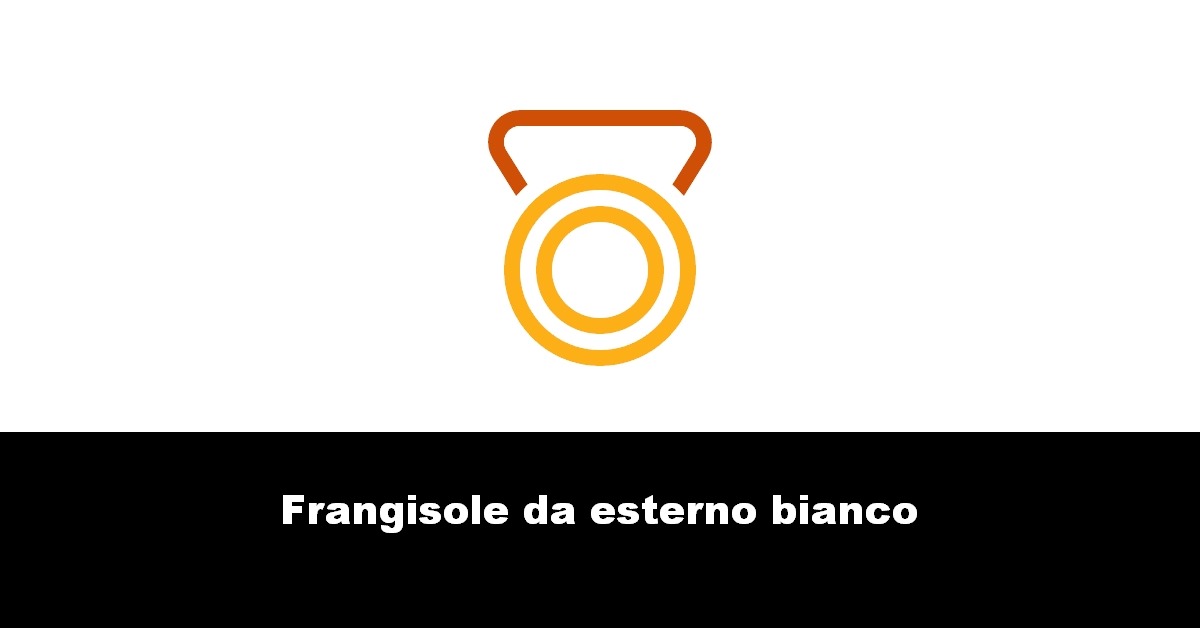 Frangisole da esterno bianco