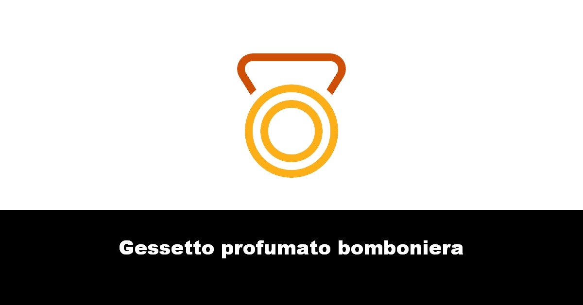 Gessetto profumato bomboniera