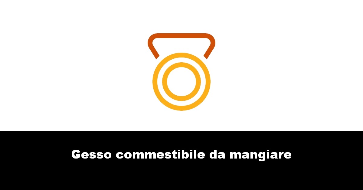 Gesso commestibile da mangiare