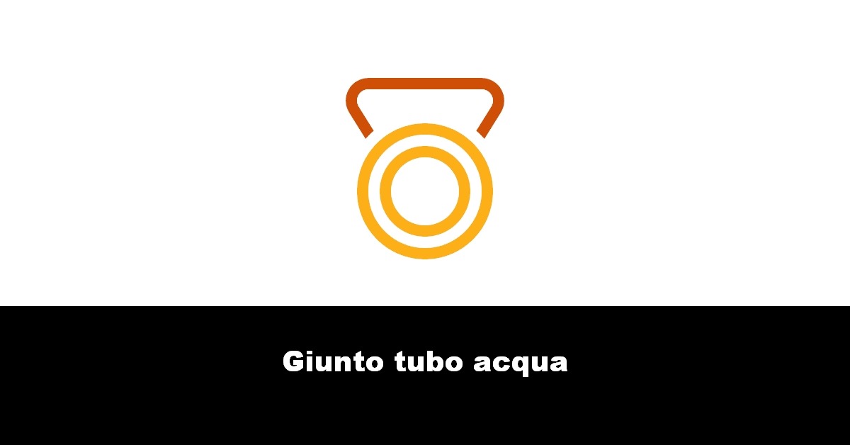 Giunto tubo acqua