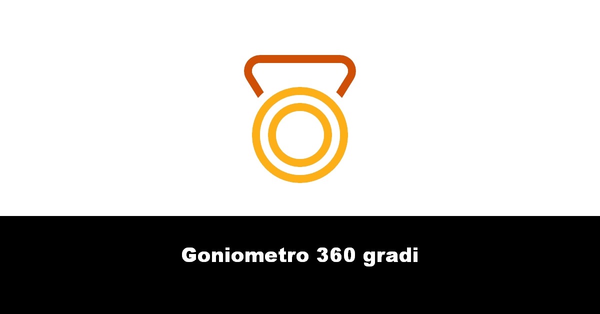 Goniometro 360 gradi