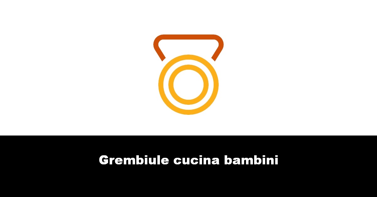 Grembiule cucina bambini