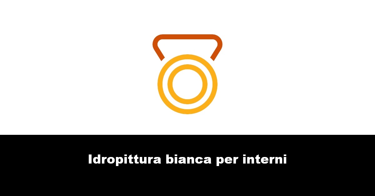 Idropittura bianca per interni