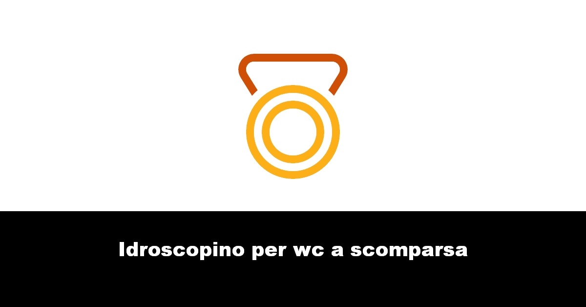 Idroscopino per wc a scomparsa